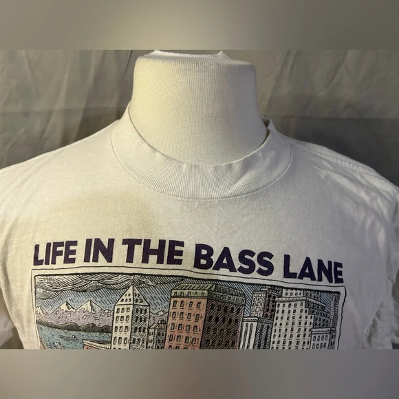 Vintage 1992 Life in the Bass Lane T-shirt size L - Picture 5 of 8